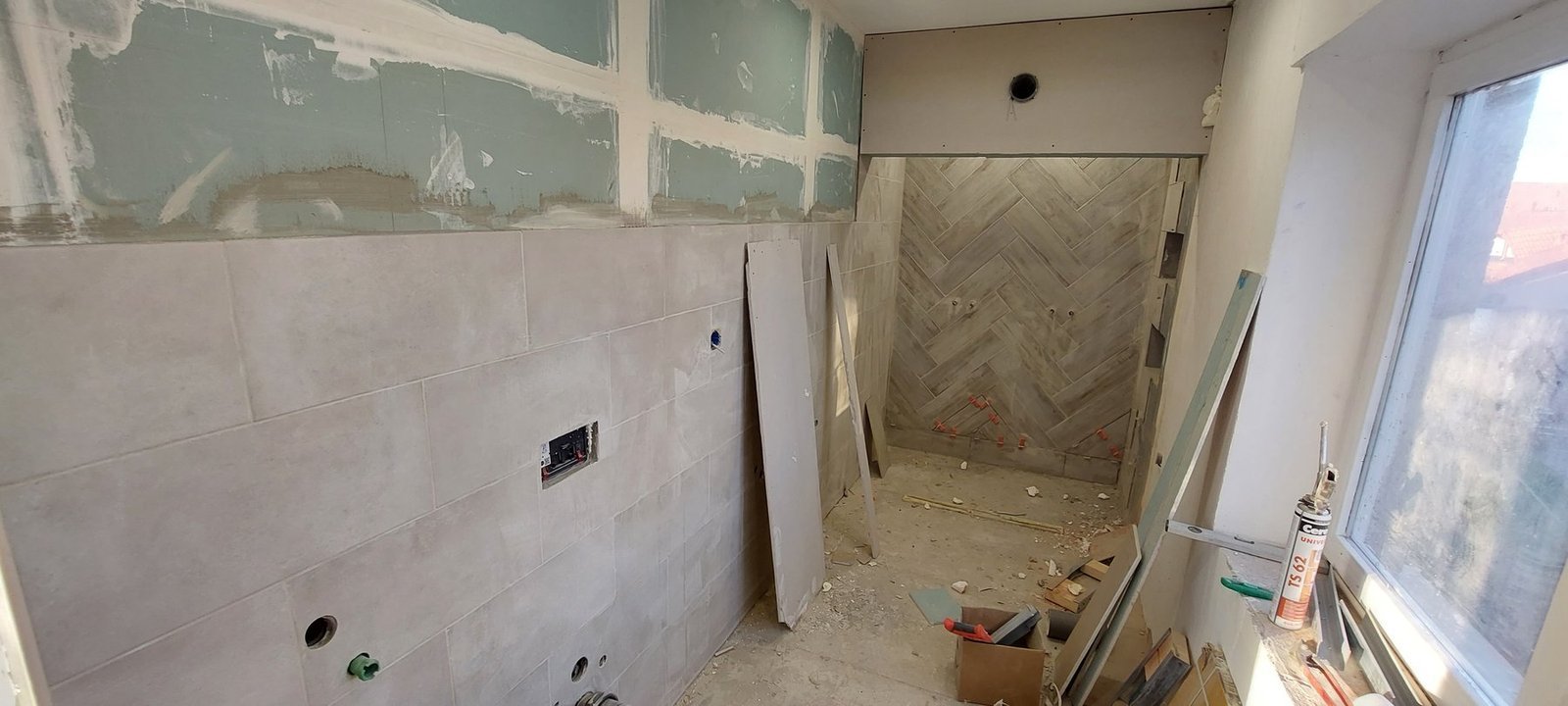 Premium kupaonica s dvostrukim tušem — potpuno premještanje i nova instalacija