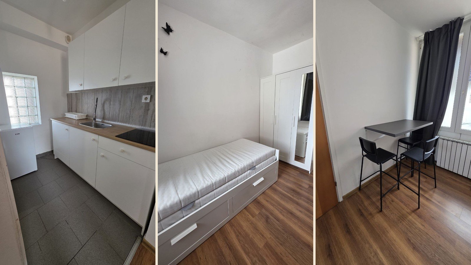 Osvježenje studio apartmana — kuhinja, podovi, zidovi i namještaj